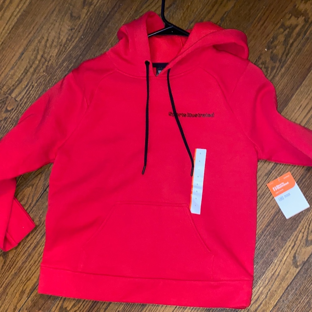 ‼️ Red sports illustrated hoodie NWT ‼️